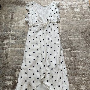 White polka dot dress!